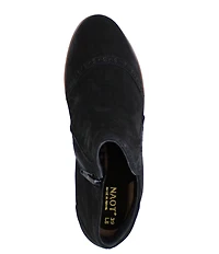 Naot Nefasi-Aura Nubuck Suede Brogue Detail Booties