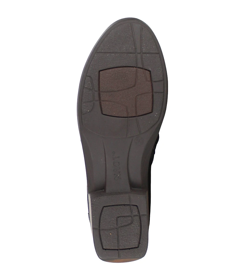 Naot Nefasi-Aura Nubuck Suede Brogue Detail Booties