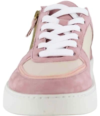 Naot Newbury Leather Suede Side Zip Sneakers