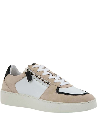 Naot Newbury Leather Suede Side Zip Sneakers