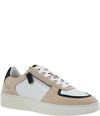 Naot Newbury Leather Suede Side Zip Sneakers