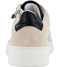Naot Newbury Leather Suede Side Zip Sneakers
