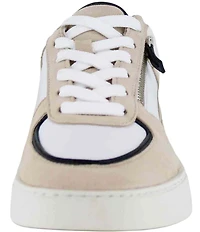 Naot Newbury Leather Suede Side Zip Sneakers