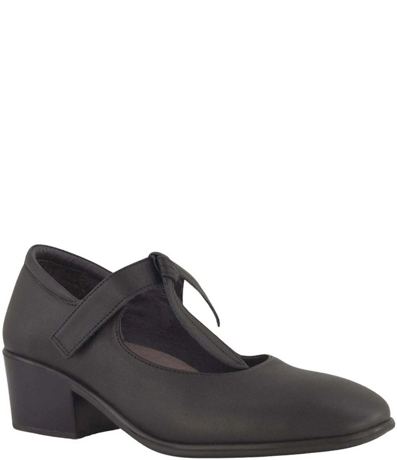 Naot Nobility Leather Mary Jane Bow Pumps