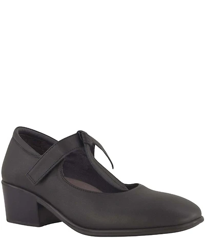 Naot Nobility Leather Mary Jane Bow Pumps