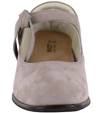 Naot Nobility Nubuck Suede Mary Jane Bow Pumps