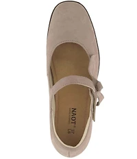 Naot Nobility Nubuck Suede Mary Jane Bow Pumps