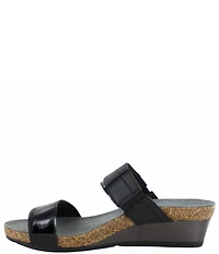 Naot Royalty Banded Wedge Slide Sandals