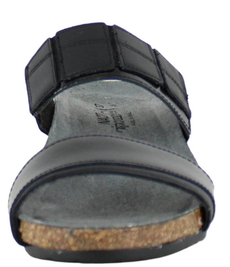 Naot Royalty Banded Wedge Slide Sandals