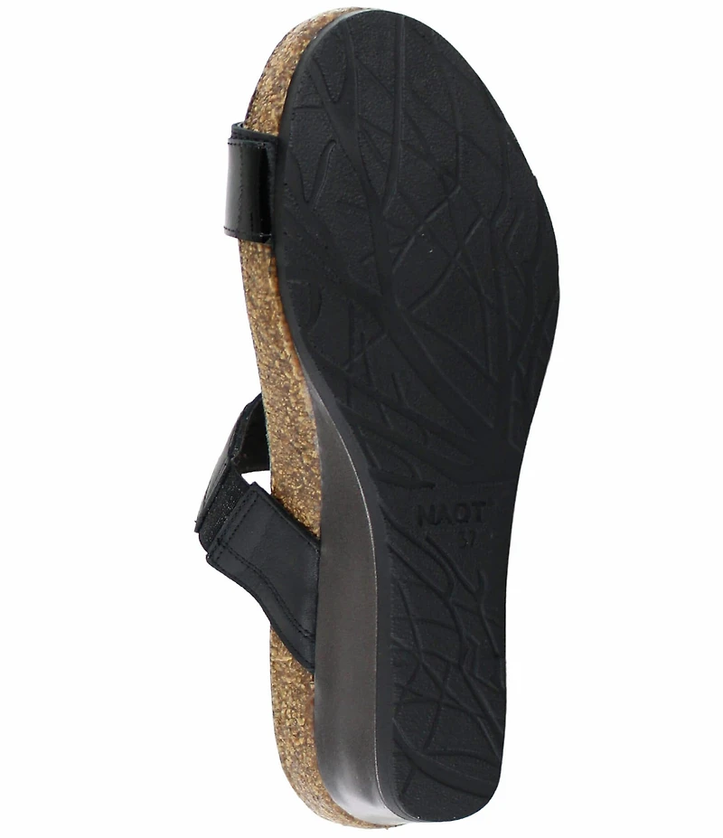 Naot Royalty Banded Wedge Slide Sandals