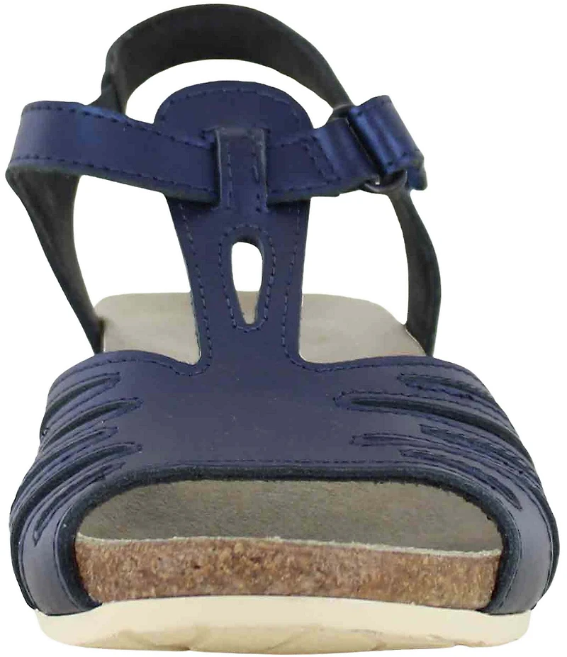 Naot Starlet Leather Ankle Strap Wedge Sandals