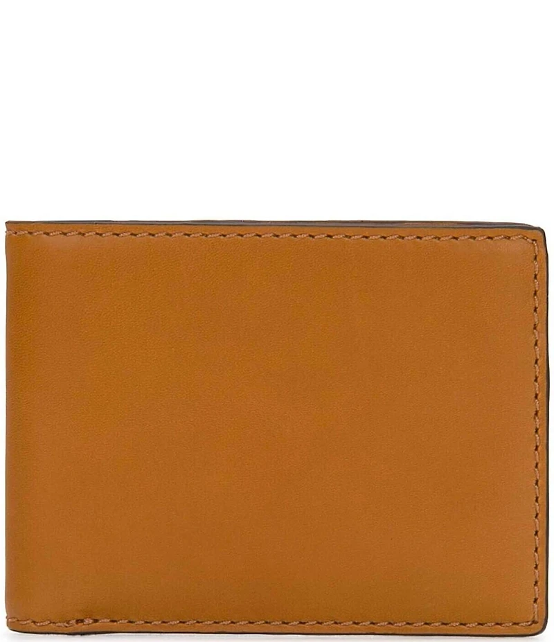 Nash Lorenzo Full-Grain Leather Double Bifold Wallet