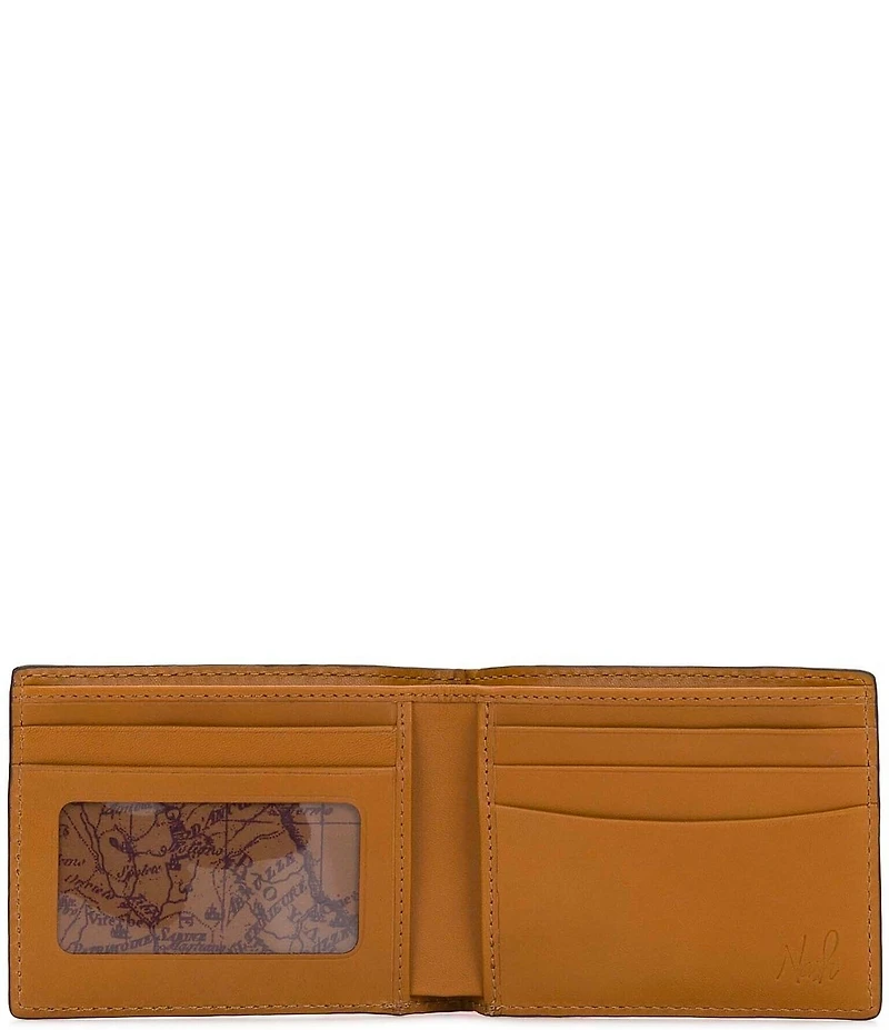 Nash Lorenzo Full-Grain Leather Double Bifold Wallet