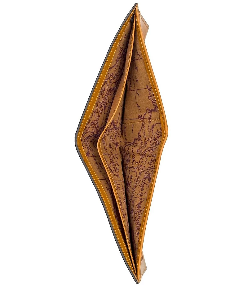 Nash Lorenzo Full-Grain Leather Double Bifold Wallet