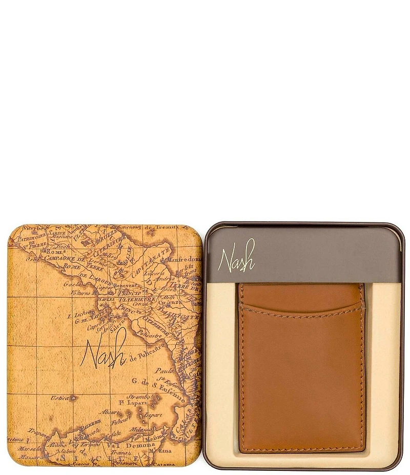 Nash Lorenzo Full-Grain Leather Magnetic Money Clip