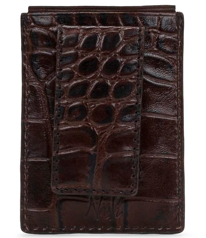 Nash Moderna Full Grain Leather Magnetic Money Clip