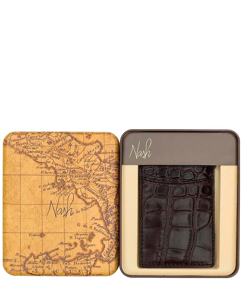 Nash Moderna Full Grain Leather Magnetic Money Clip
