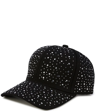 Natasha Accessories Allover Stone Baseball Cap