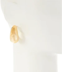 Natasha Accessories C Hoop Earring Set