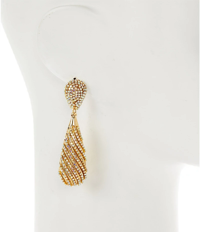 Natasha Accessories Double Drop Earrings
