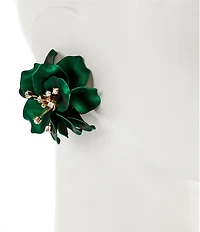 Natasha Accessories Flower Drop Earrings