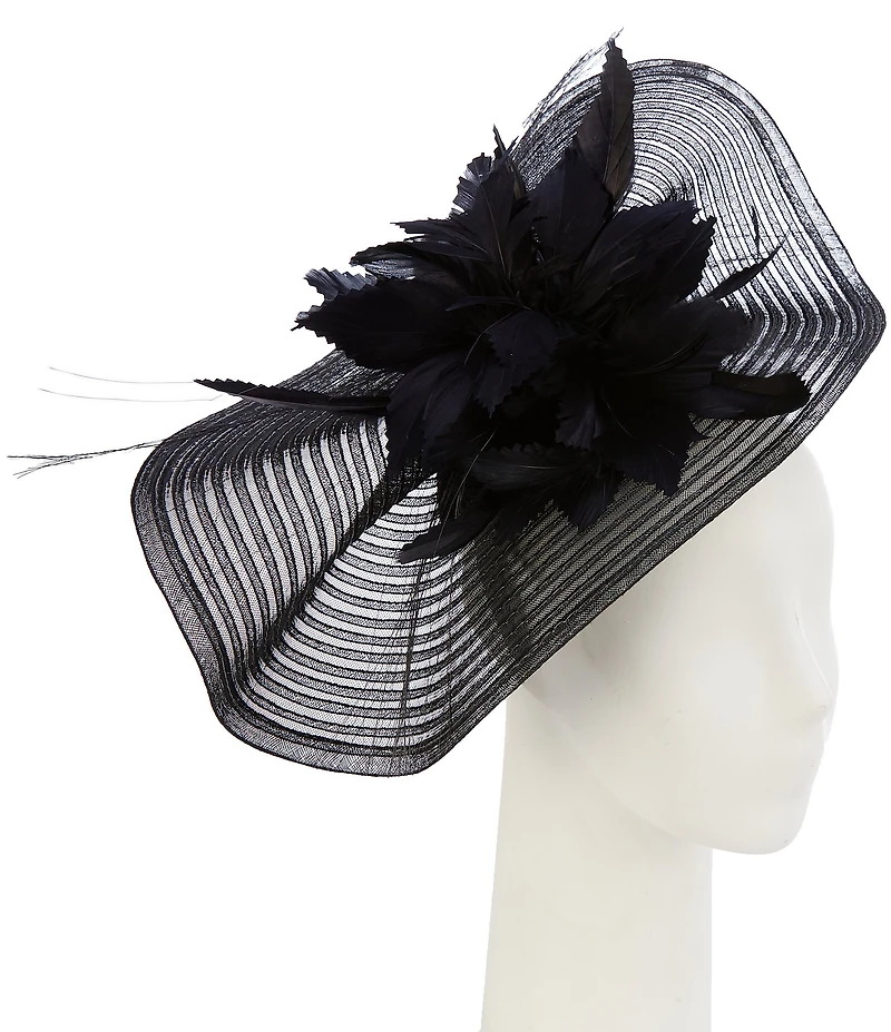 Natasha Accessories Laser Flower Crinoline Fascinator