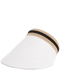 Natasha Accessories Layered Visor Hat