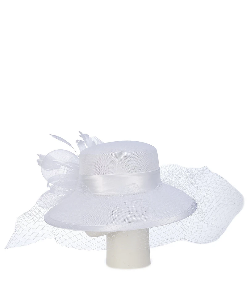 Natasha Accessories Mad Hatter Feather Dress Fascinator Hat