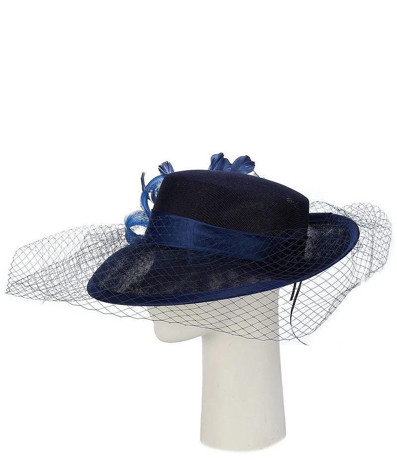 Natasha Accessories Mad Hatter Feather Dress Fascinator Hat
