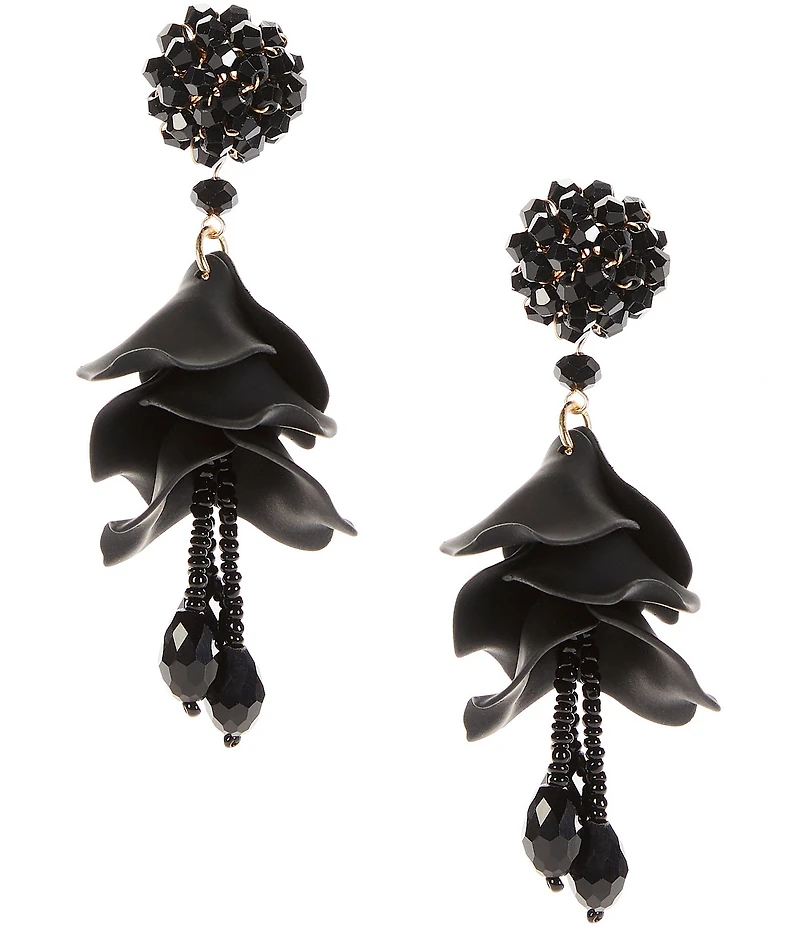 Natasha Accessories Old Oscar Statement Drop Earrings