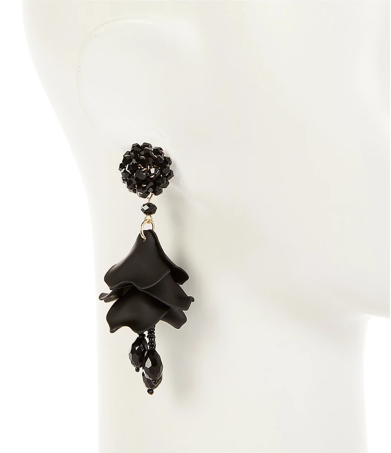 Natasha Accessories Old Oscar Statement Drop Earrings