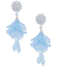 Natasha Accessories Oscar Petal Drop Earrings