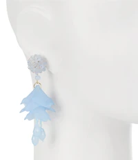 Natasha Accessories Oscar Petal Drop Earrings