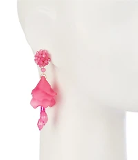 Natasha Accessories Oscar Petal Drop Earrings