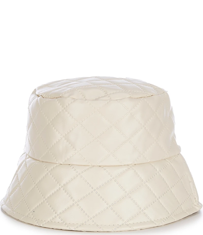 Natasha Accessories Quilted Bucket Hat