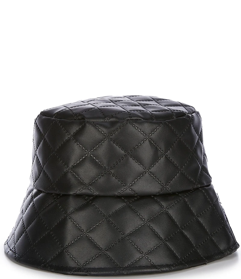 Natasha Accessories Quilted Bucket Hat