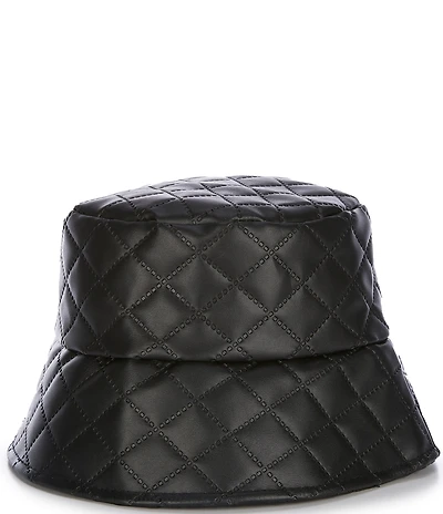 Natasha Accessories Quilted Bucket Hat