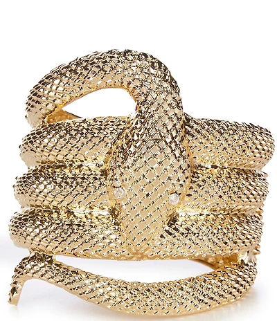 Natasha Accessories Snake Wrap Coil Bracelet