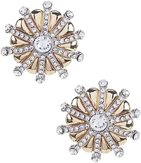 Natasha Accessories Stacked Spike Stud Earrings