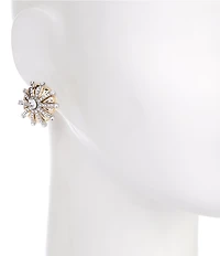 Natasha Accessories Stacked Spike Stud Earrings