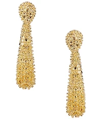 Natasha Accessories Textured Teardrop Drop Earrings