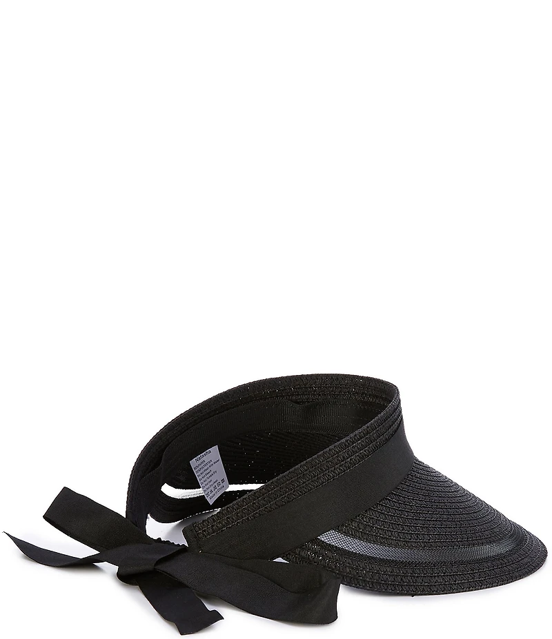 Natasha Accessories Tie Back Visor Hat