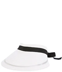 Natasha Accessories Tie Back Visor Hat