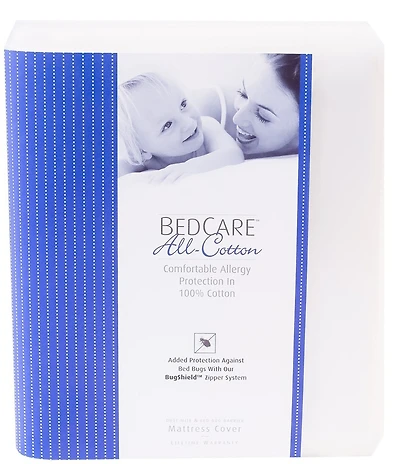 National Allergy® BedCare All Cotton Allergy and Bed Bug Proof 12#double; Mattress Cover
