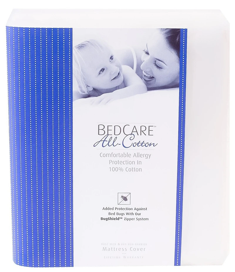 National Allergy® BedCare All Cotton Allergy and Bed Bug Proof 15#double; Mattress Cover