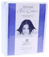 National Allergy® BedCare All Cotton Allergy and Bed Bug Proof Featherbed Cover