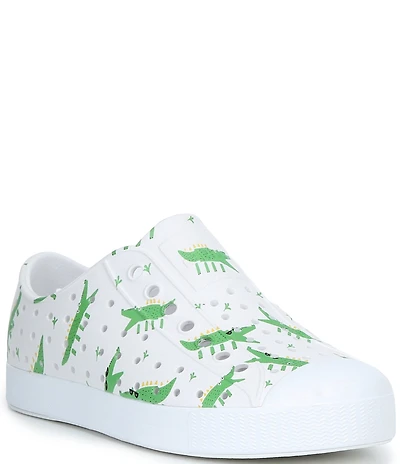 Native Shoes Boys' Jefferson Dino Print Slip-On Sneakers (Toddler)