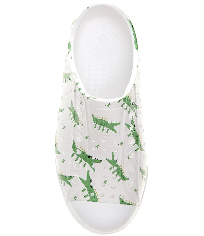 Native Shoes Boys' Jefferson Dino Print Slip-On Sneakers (Toddler)