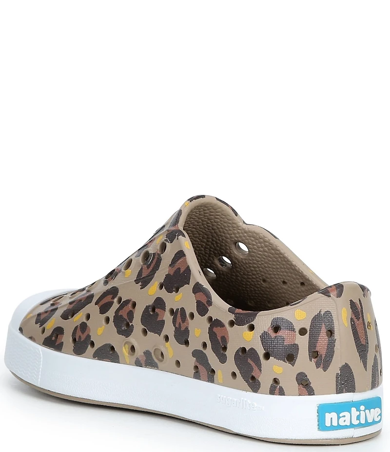 Native Shoes Girls' Jefferson Leopard Print Sneakers (Infant)