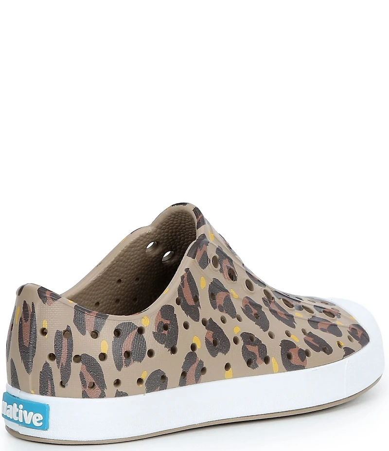 Native Shoes Girls' Jefferson Leopard Print Sneakers (Toddler)